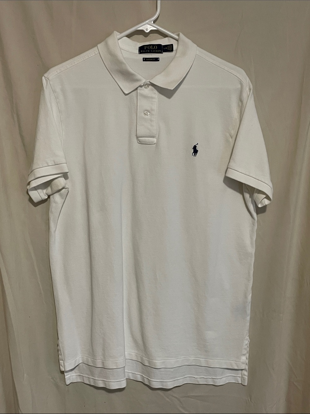Polo by Ralph Lauren White Men's Polo with Navy Pony